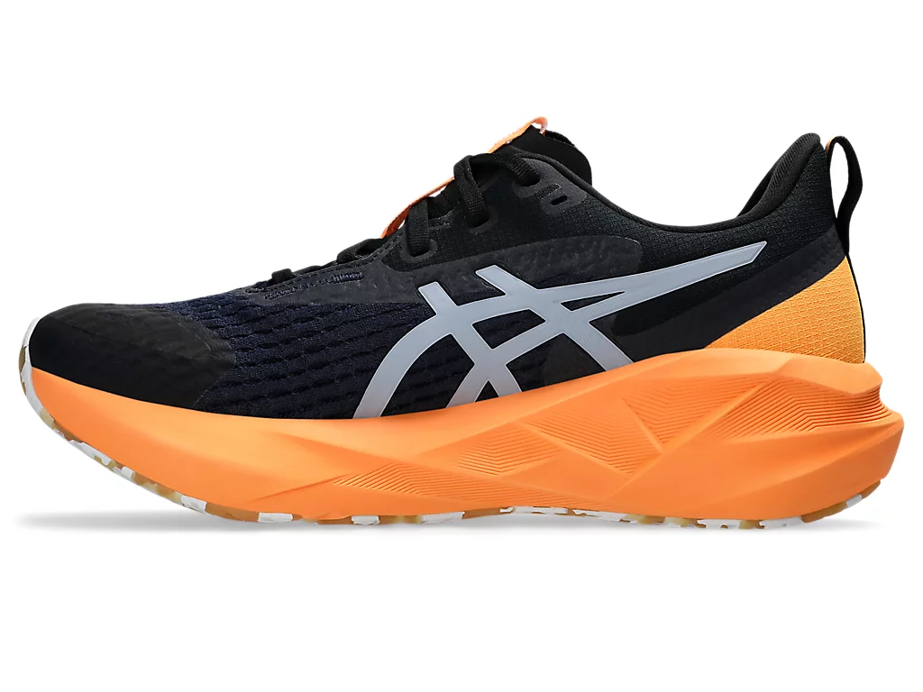 Asics Mens Novablast 5 Lite-Show - Lite-Show/Orange Pop - Neutral - AW25 - Image 5
