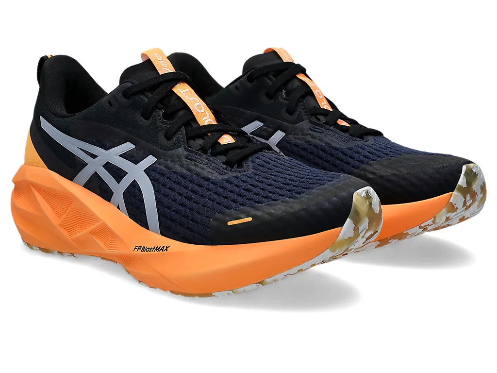 Asics Mens Novablast 5 Lite-Show - Lite-Show/Orange Pop - Neutral - AW25 - Image 8