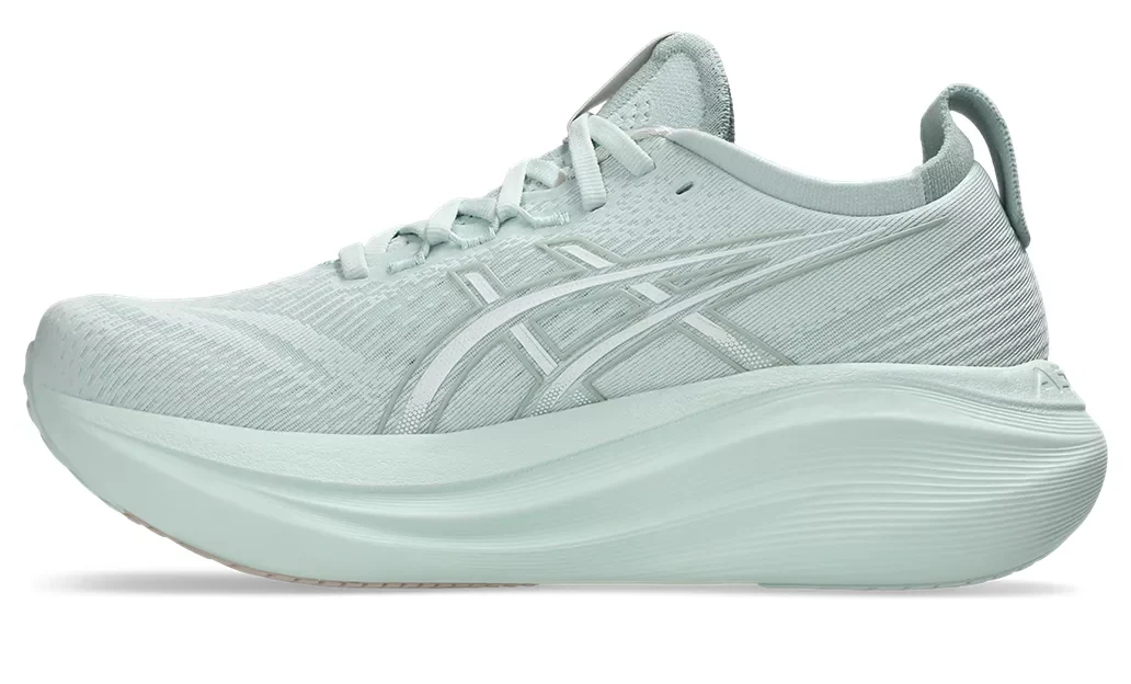 Asics Womens Gel Nimbus 27 - Pure Aqua/White - Neutral - AW25 - Image 6