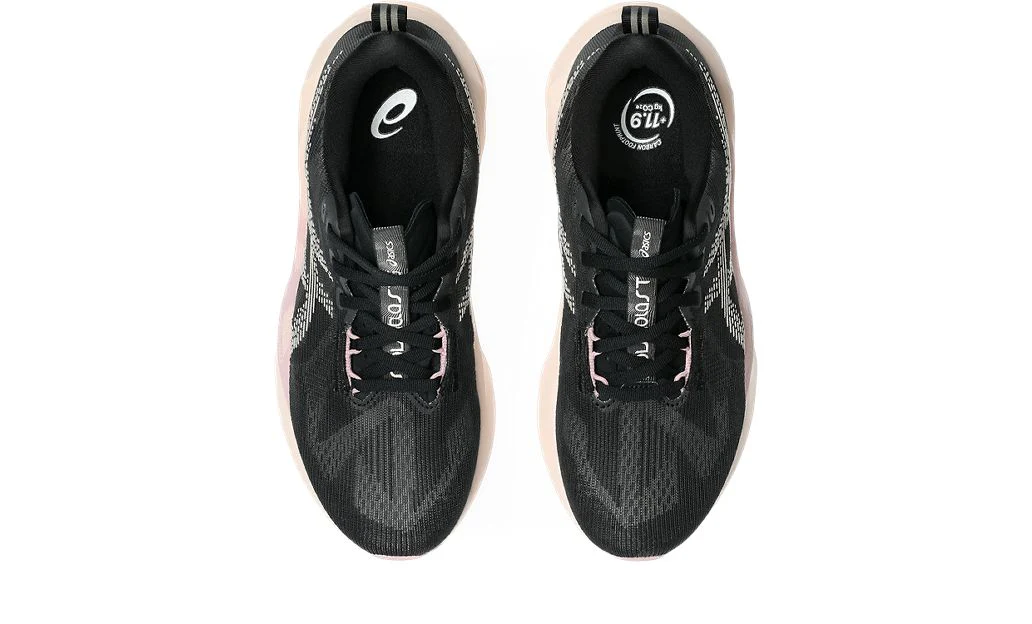 Asics Womens Novablast 5 - Black/Pearl Pink - Neutral - SS26 - Image 6