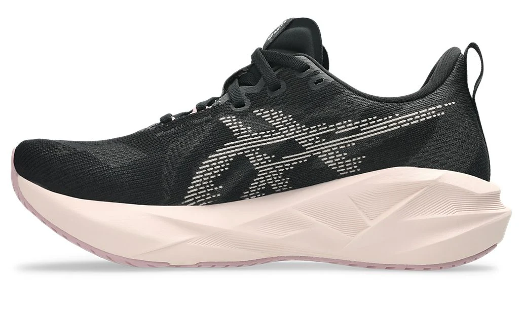 Asics Womens Novablast 5 - Black/Pearl Pink - Neutral - SS26 - Image 7