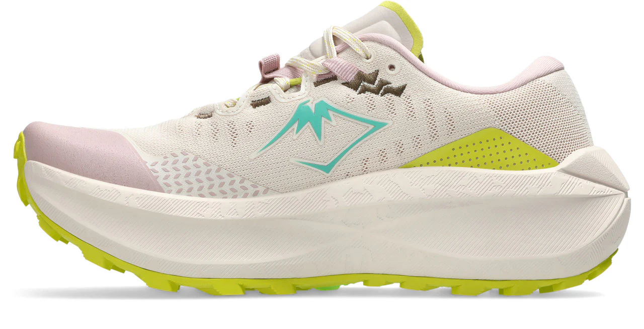 Asics Womens Trabuco Max 5 - Mineral Beige/Aurora Green - Trail - SS26 - Image 5