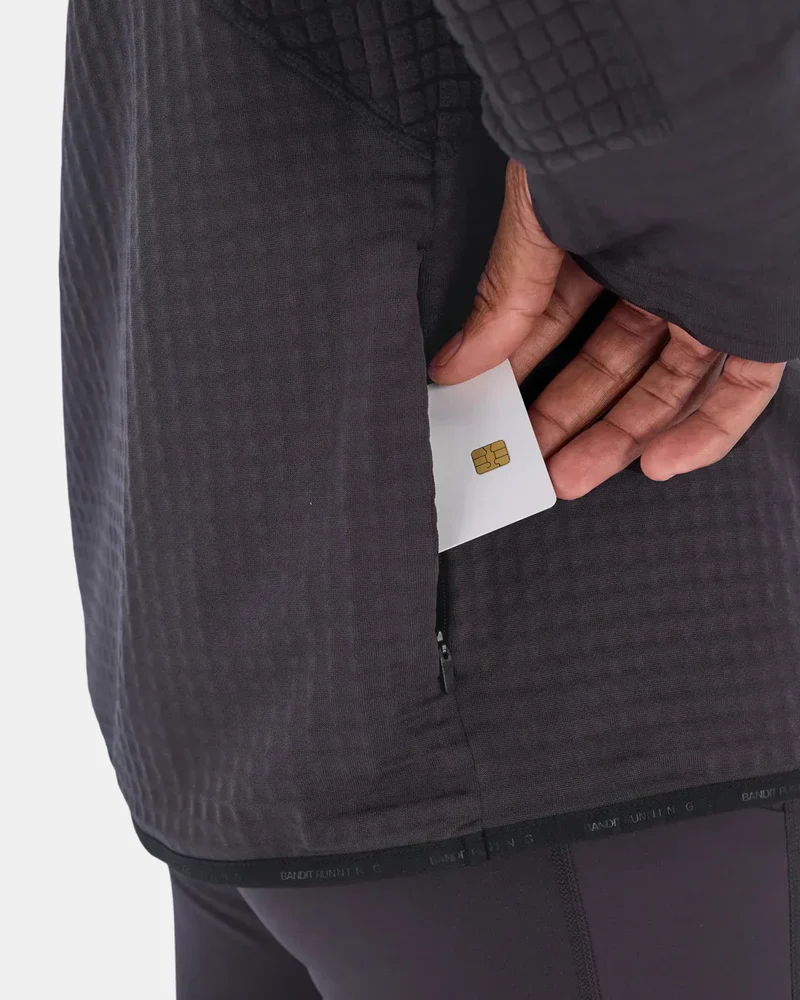 Bandit Mens CaldoGrid Quarter Zip - Shadow - SS26 - Image 6
