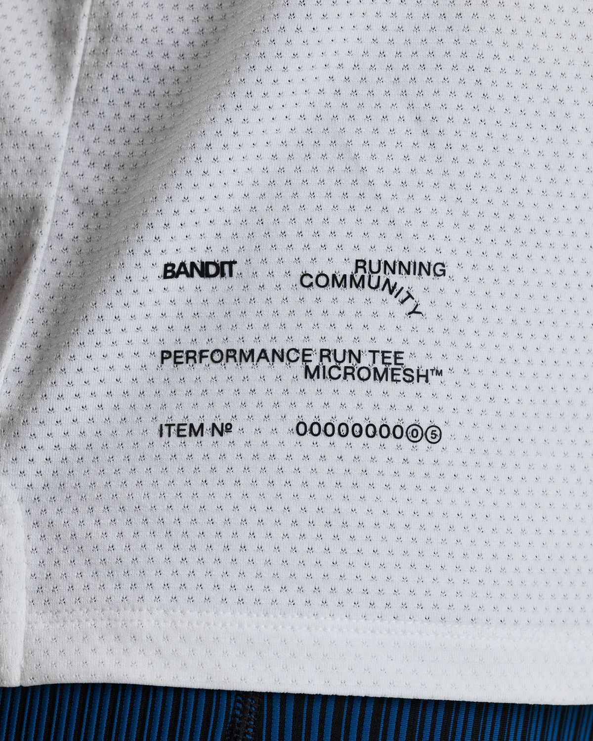 Bandit Mens Micromesh Performance Tee - White - SS26 - Image 7