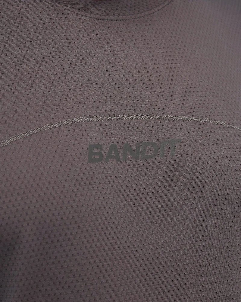 Bandit Mens Micromesh Reflecto Stitch Long Sleeve Tee - Haze - SS26 - Image 4
