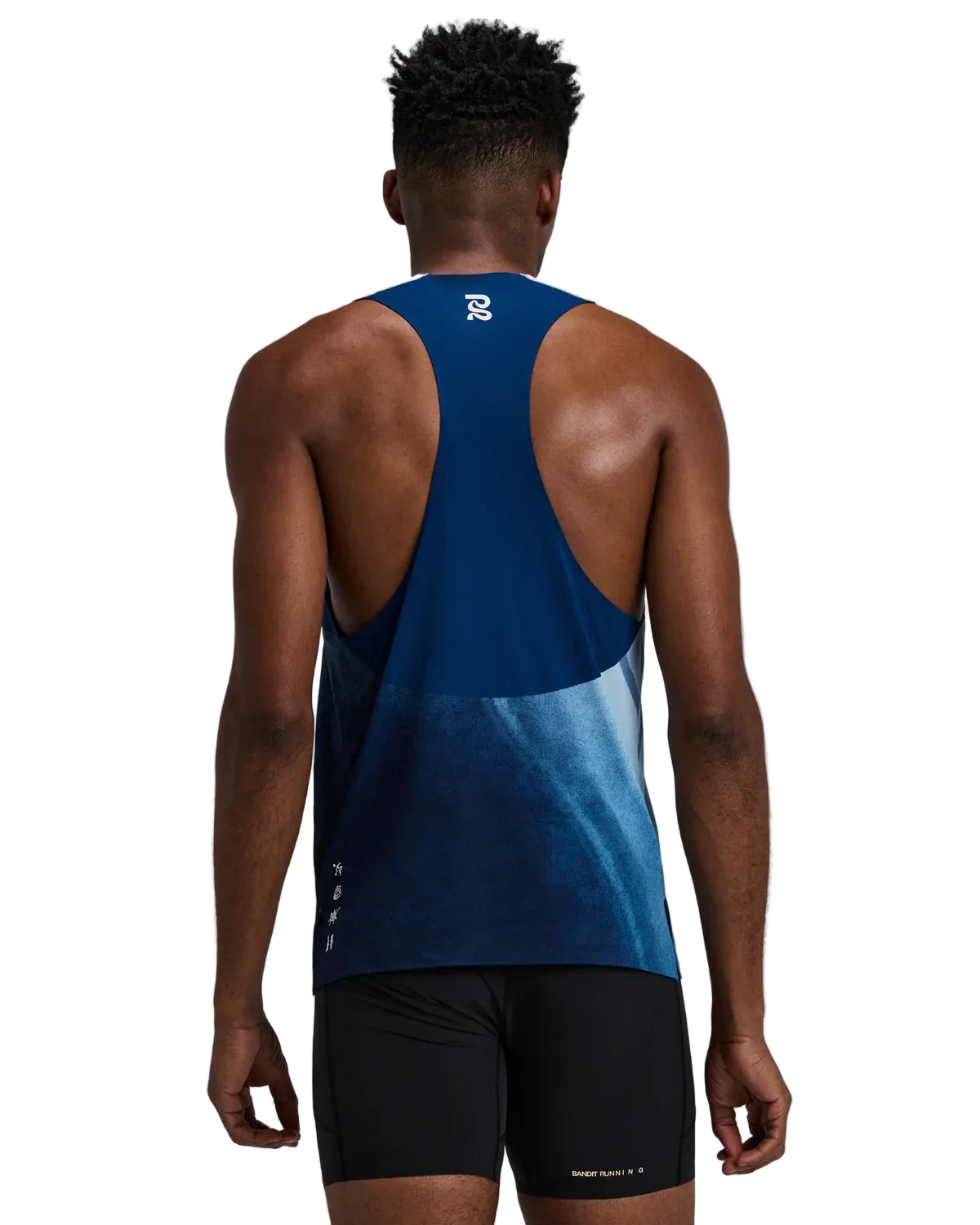 Bandit Mens Specter™ Race Singlet - Undertow Ink Blue - SS26 - Image 2