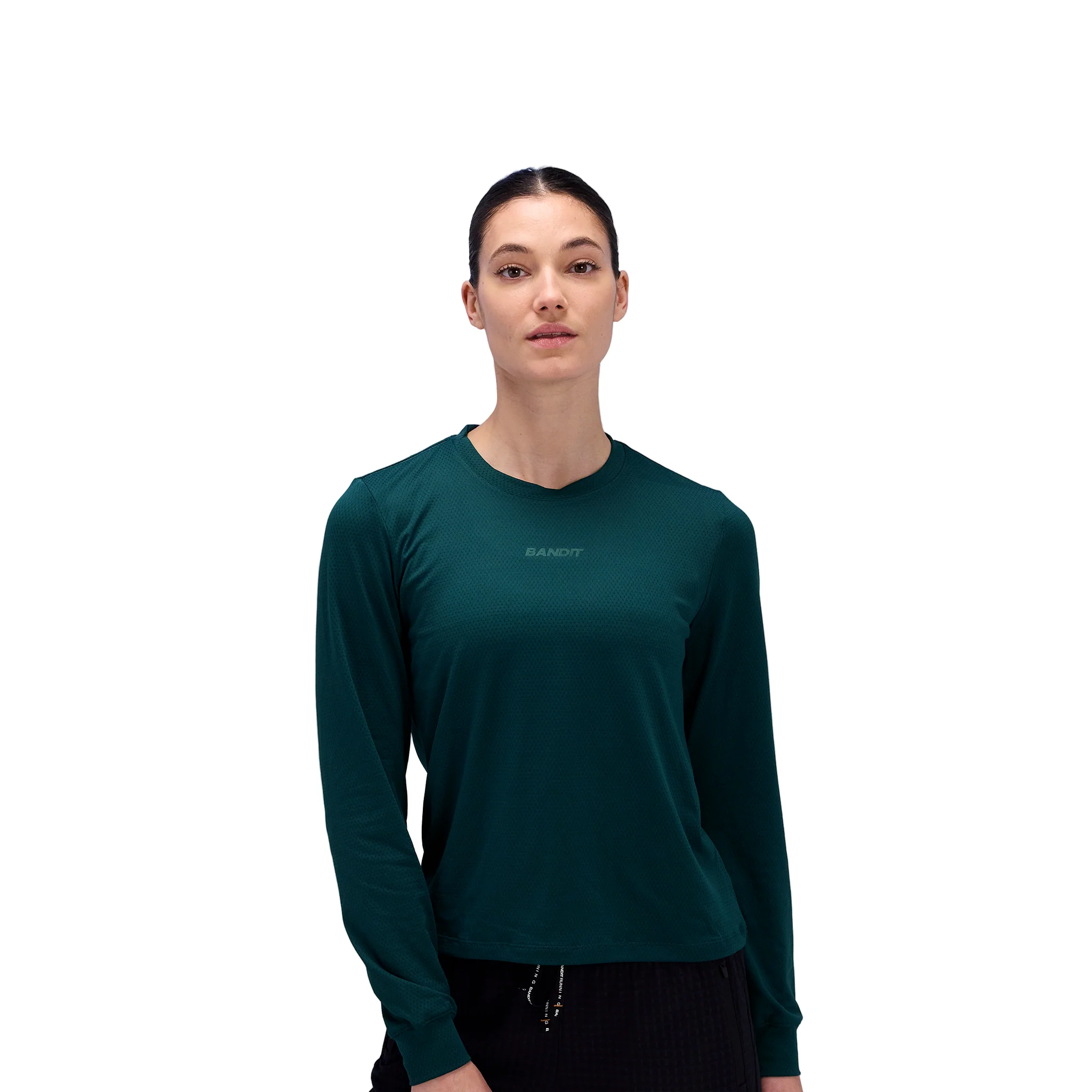 Bandit Womens Long Sleeve Micromesh Tee - Storm - SS26 - Image 3
