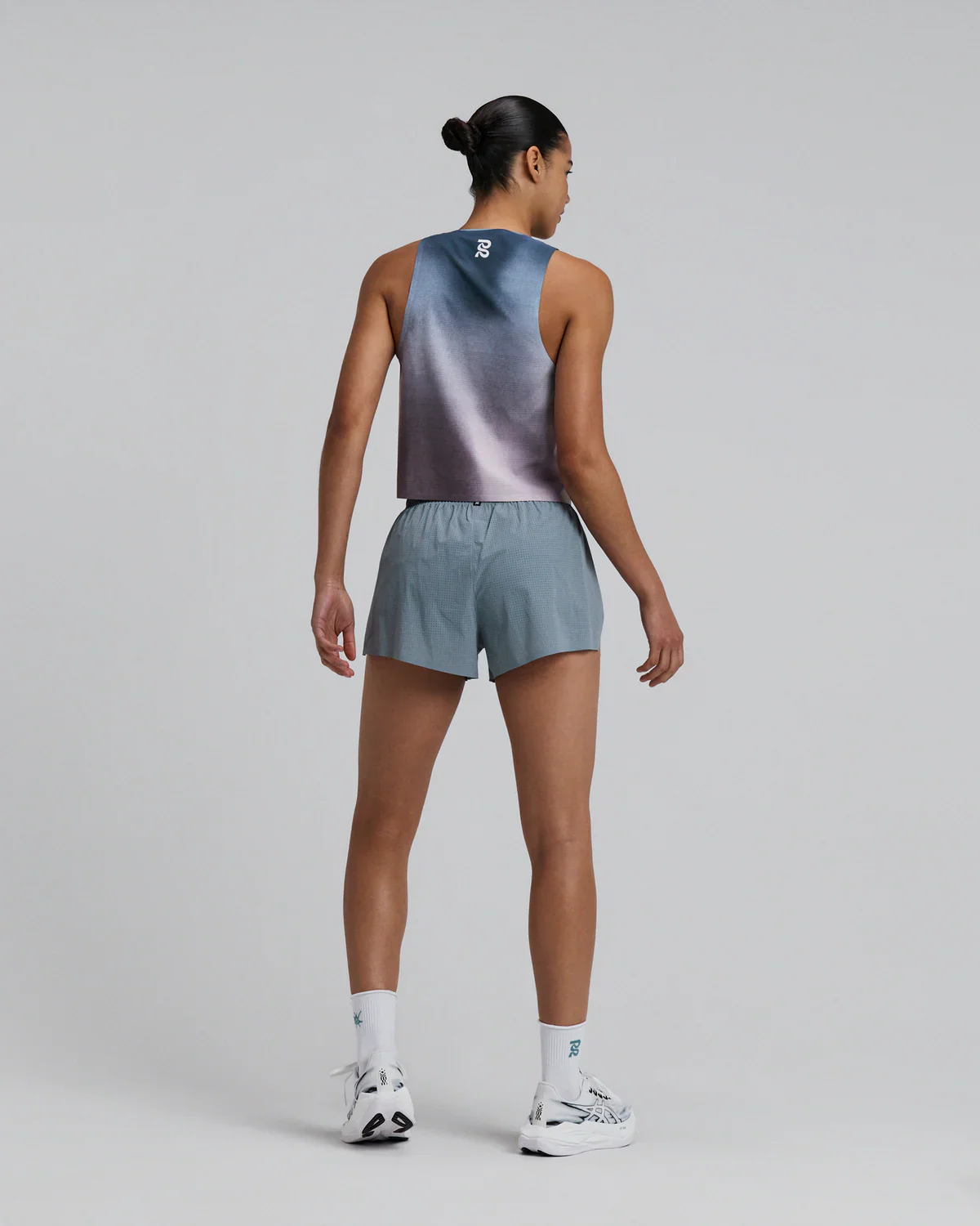Bandit Womens Tank Singlet - Aegean Blue Wave Print - SS26 - Image 3