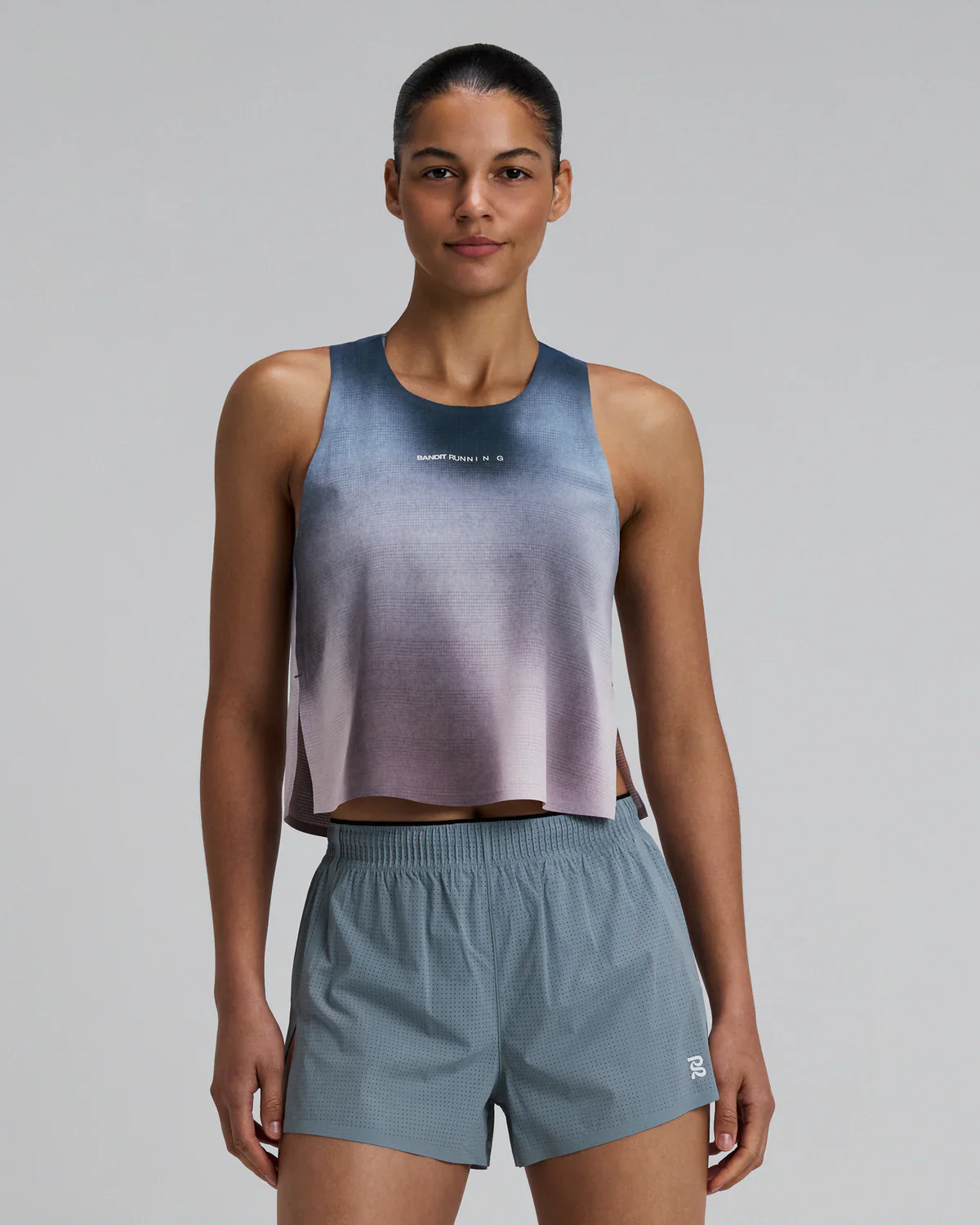 Bandit Womens Tank Singlet - Aegean Blue Wave Print - SS26 - Image 5