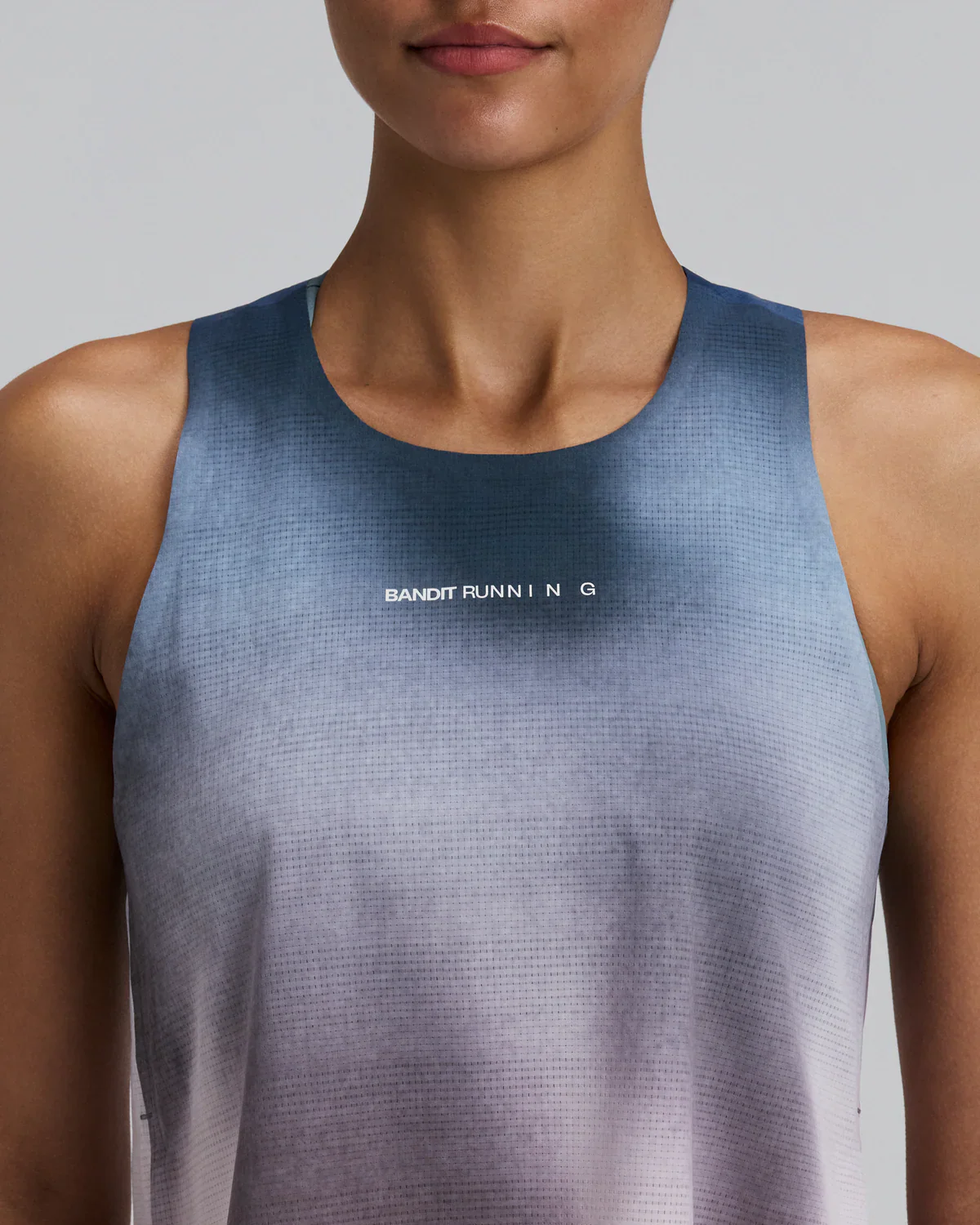 Bandit Womens Tank Singlet - Aegean Blue Wave Print - SS26 - Image 6