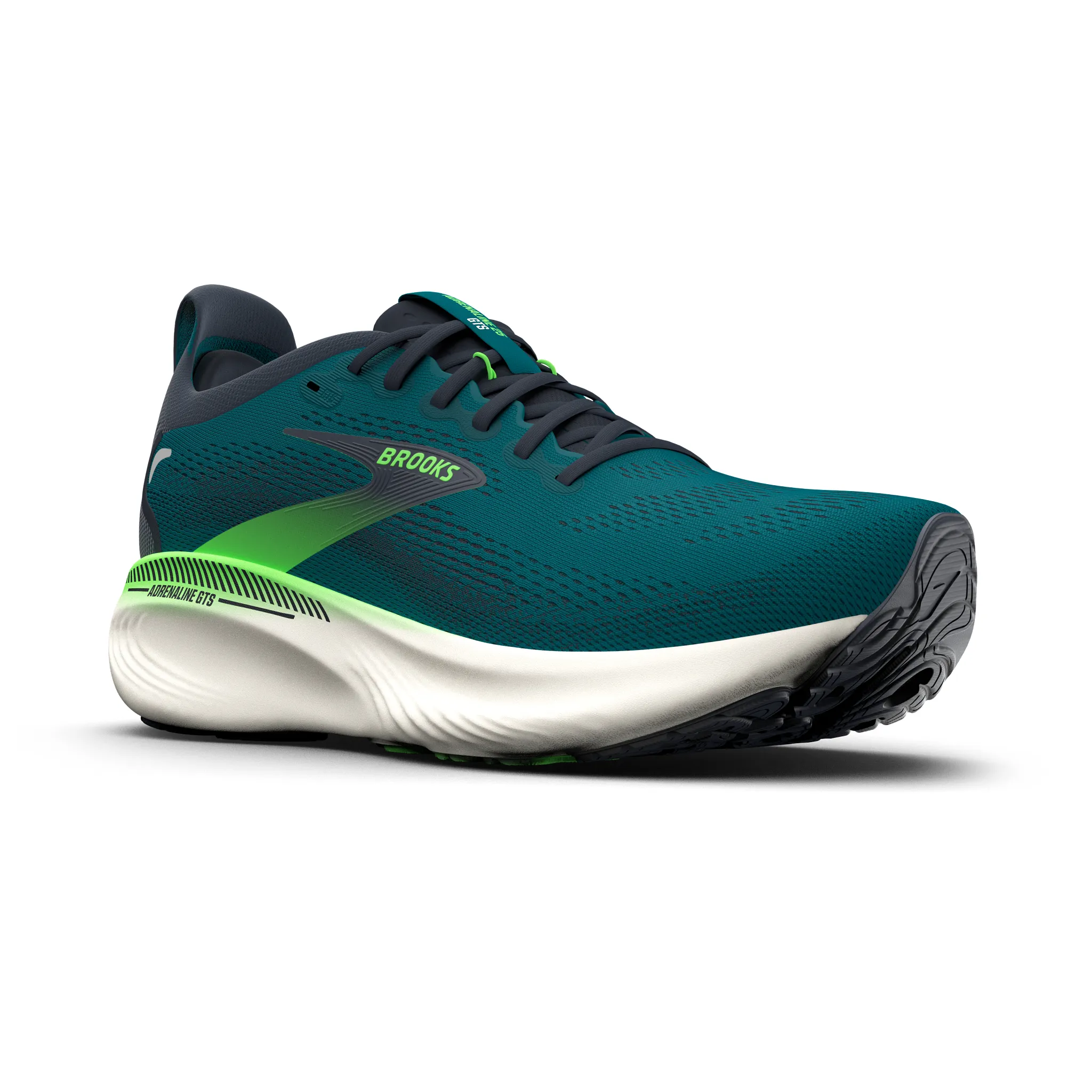 Brooks Mens Adrenaline GTS 25 - Atlantic Deep/Coconut/Green - Stability - SS26 - Image 4
