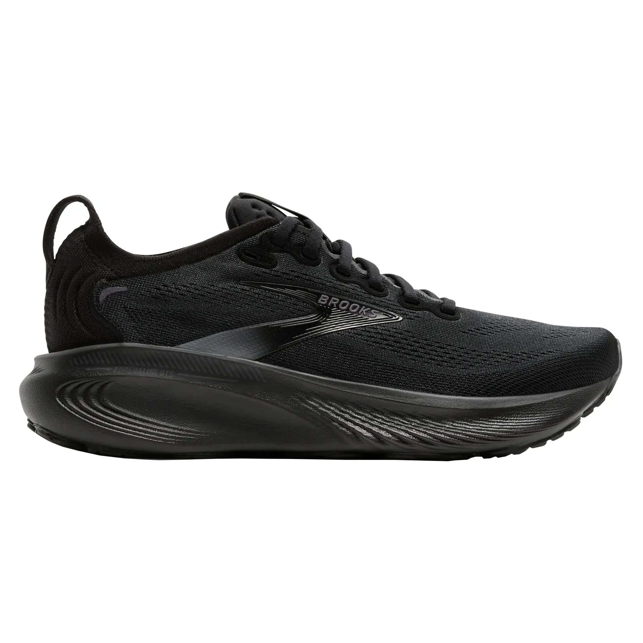 Brooks Mens Adrenaline GTS 25 - Extra Wide - Black/Black/Ebony - Stability - SS26