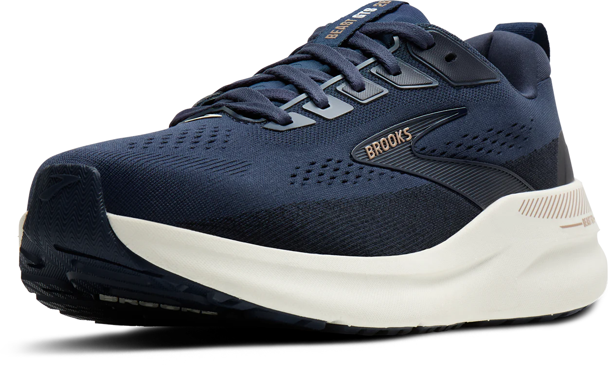 Brooks Mens Beast 26 GTS Wide - 2E Width - Peacoat/Indigo/Portabella - Stability - SS26 - Image 8