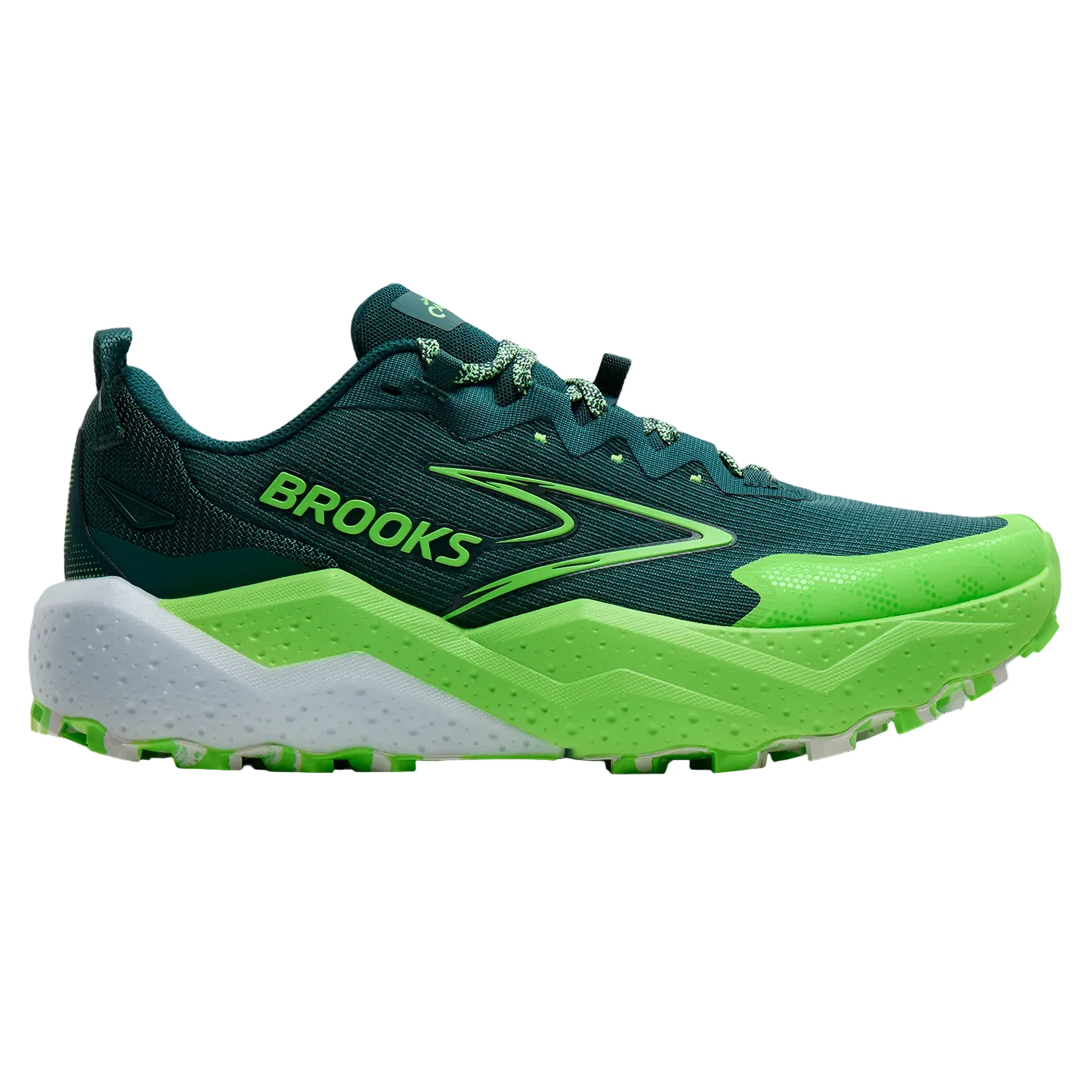 Brooks Mens Caldera 8 - Atlantic Deep/Green/White - Trail - SS26