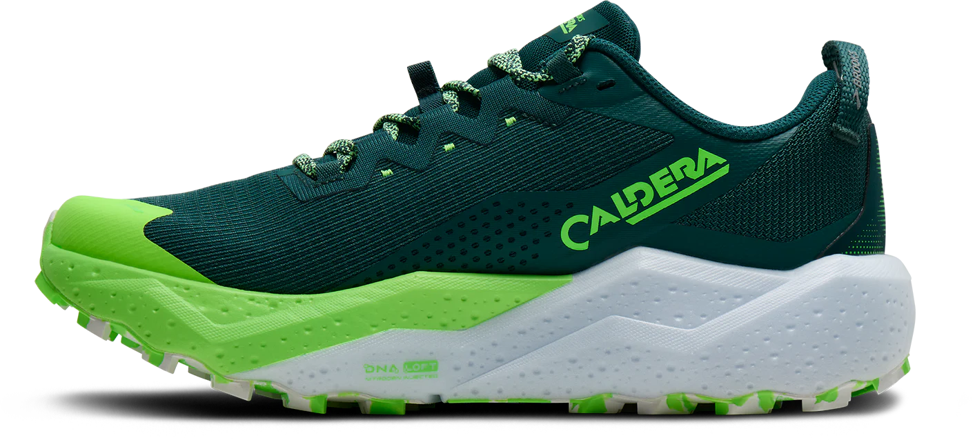 Brooks Mens Caldera 8 - Atlantic Deep/Green/White - Trail - SS26 - Image 7