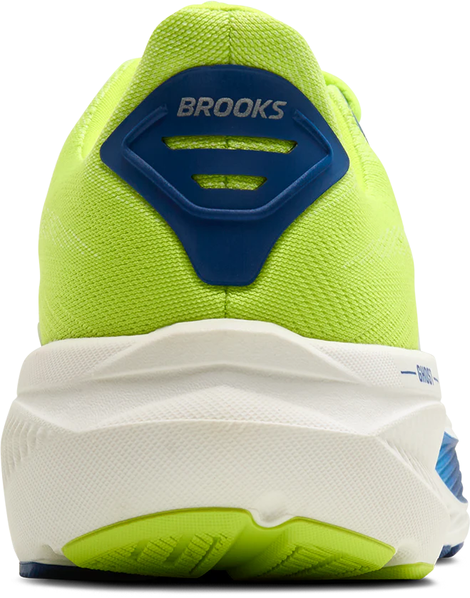 Brooks Mens Ghost 17 - Acid Lime/Navy/White - Neutral - AW25 - Image 8