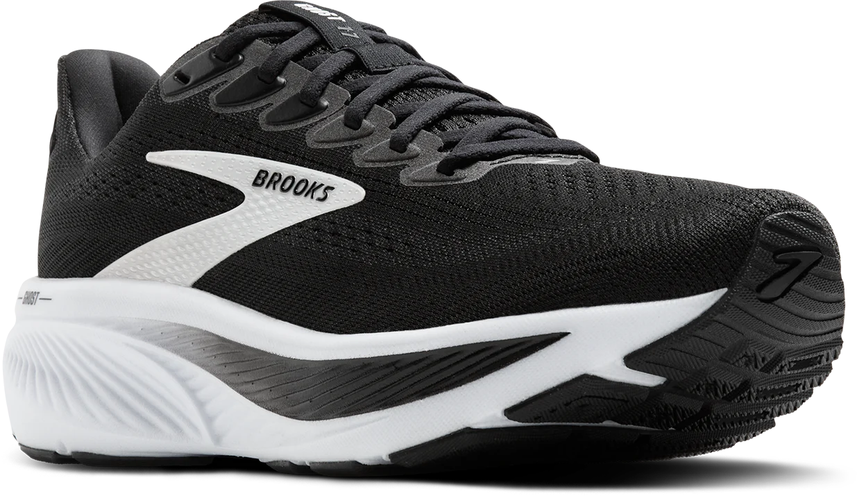Brooks Mens Ghost 17 - Black/Grey/White - Neutral - AW25 - Image 3