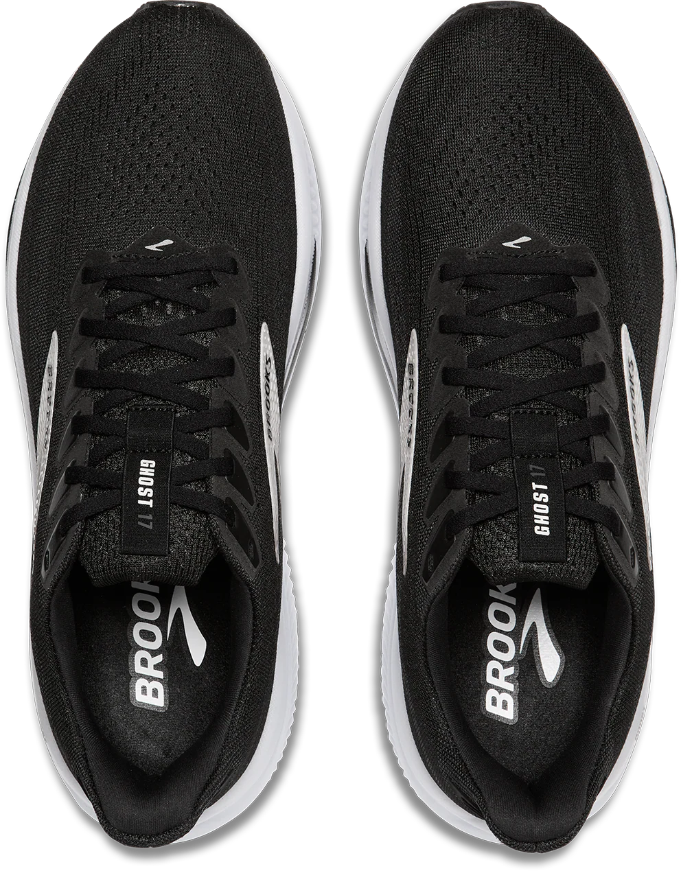 Brooks Mens Ghost 17 - Black/Grey/White - Neutral - AW25 - Image 5