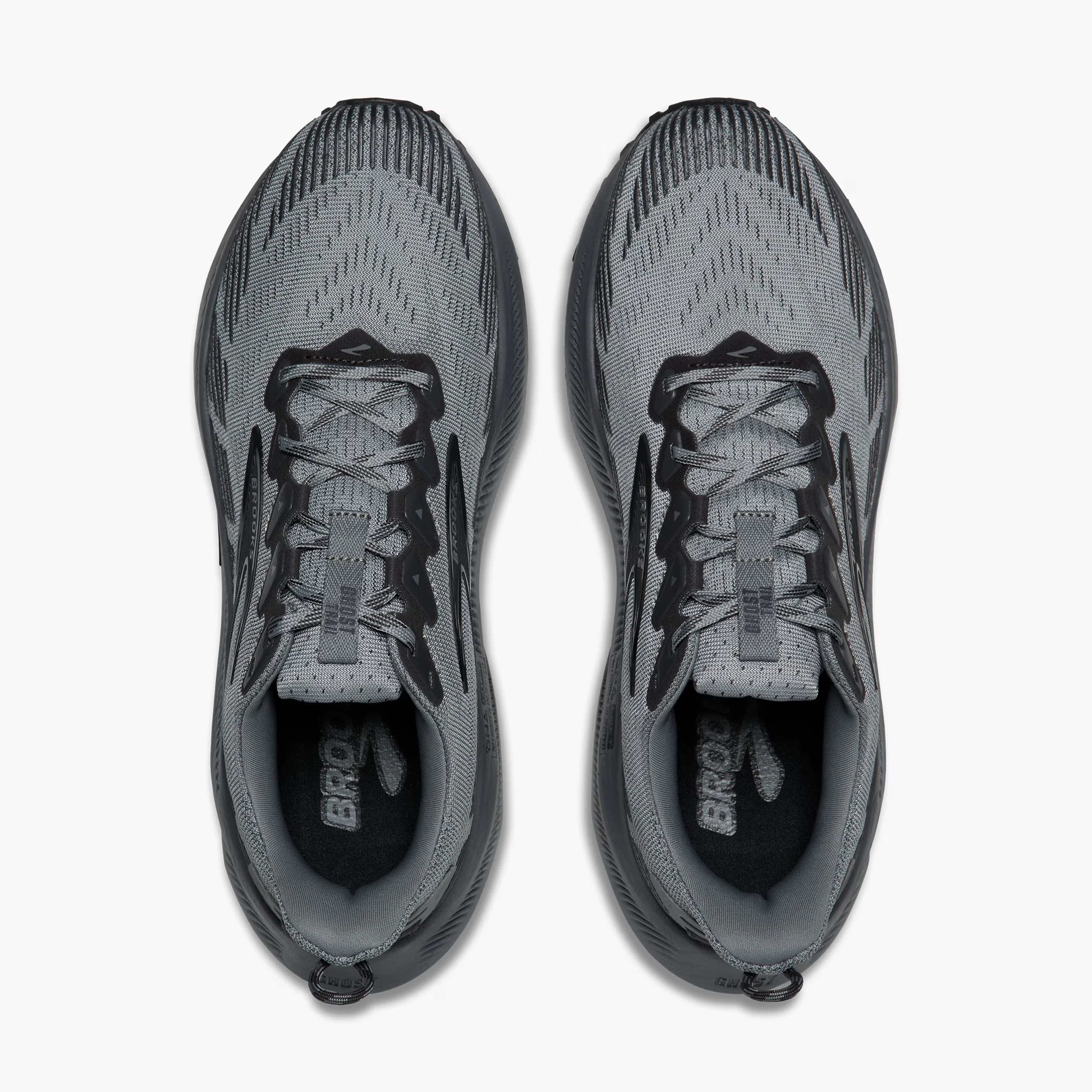 Brooks Mens Ghost Trail - Gray/Gray/Blackened Pearl - Trail - SS26 - Image 5