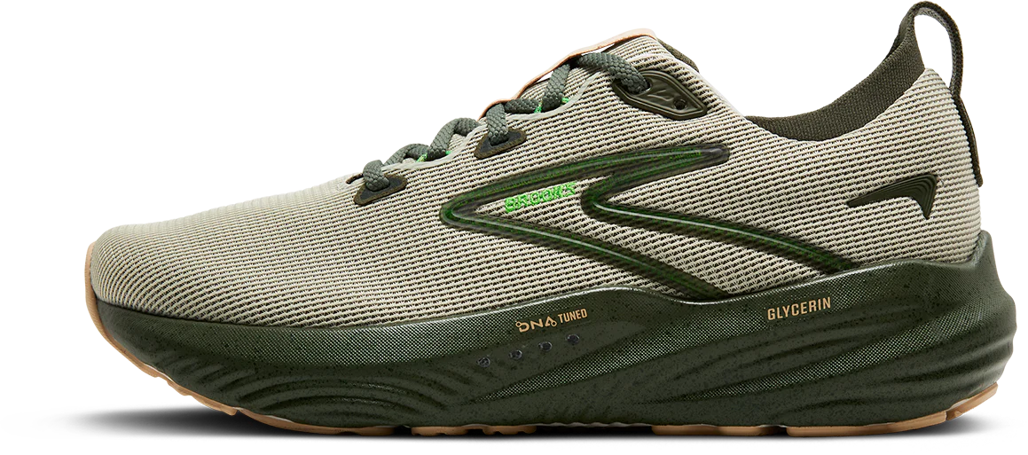 Brooks Mens Glycerin 22 - Beetle/Celadon/Ivory - Neutral - AW25 - Image 4