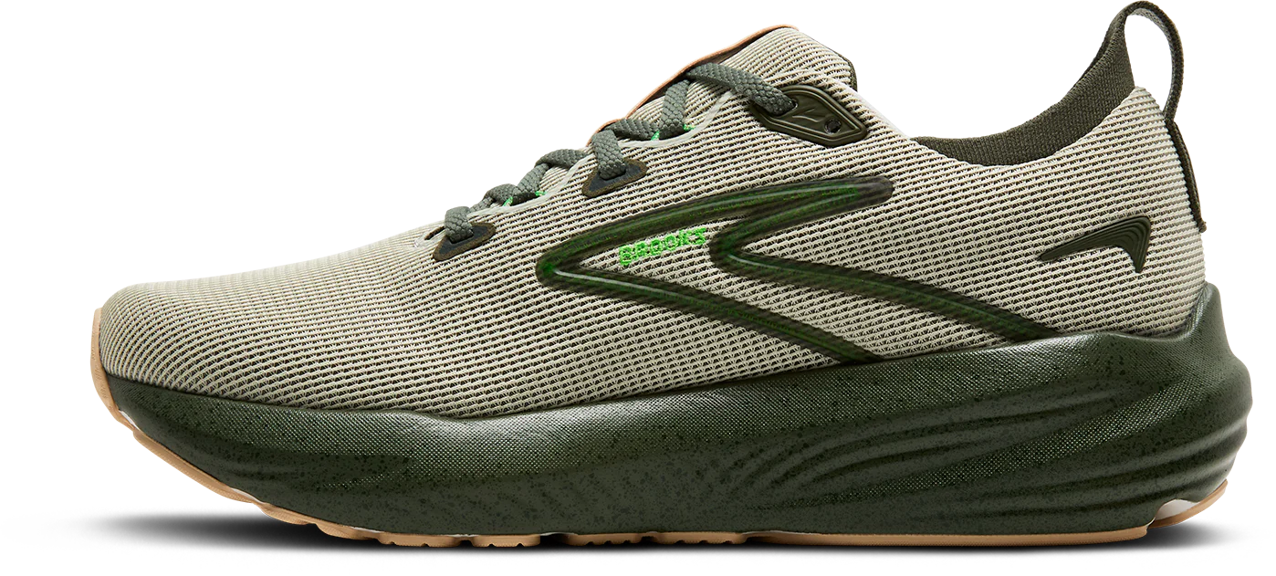 Brooks Mens Glycerin 22 - Beetle/Celadon/Ivory - Neutral - AW25 - Image 7