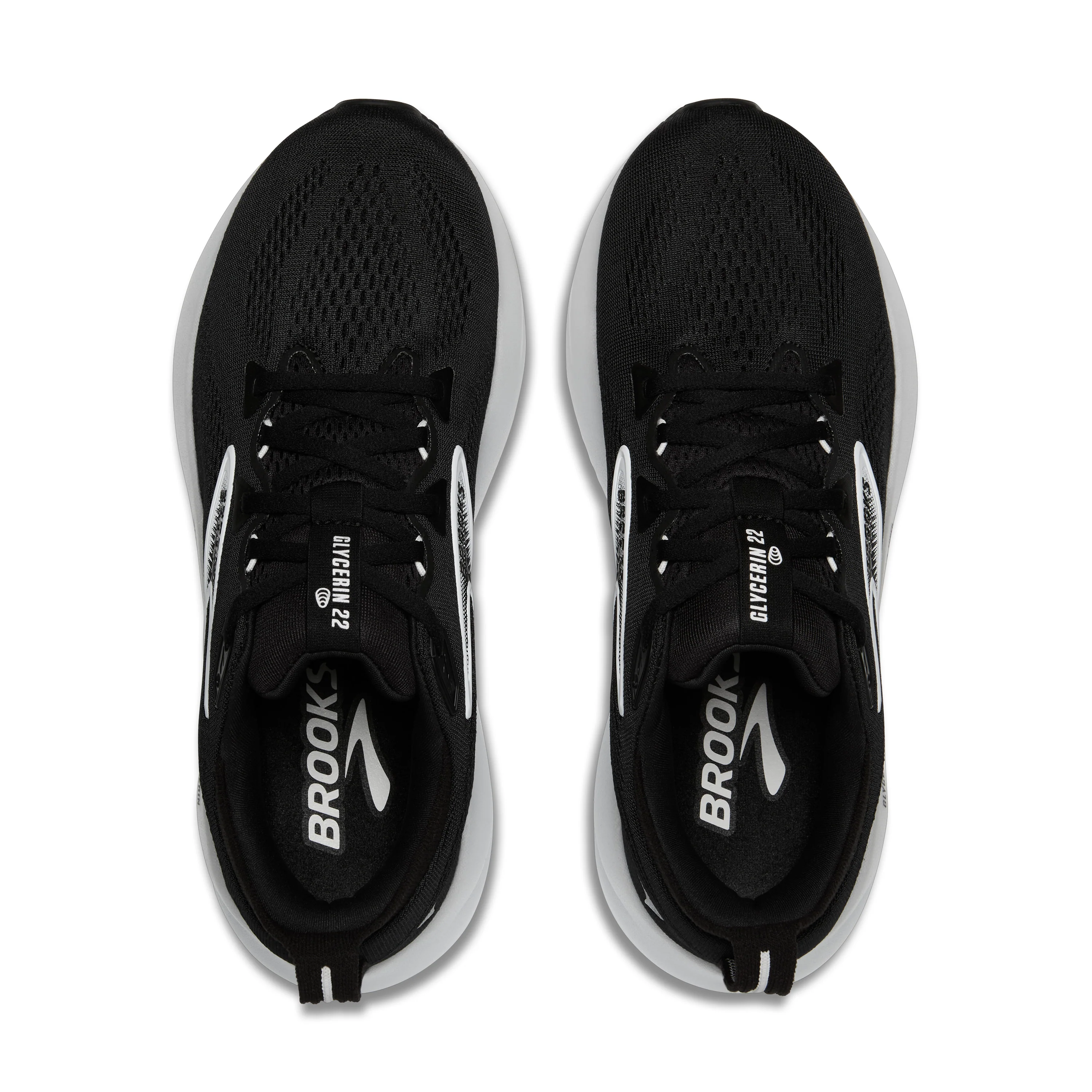 Brooks Mens Glycerin 22 - Black/Grey/White - Neutral - SS25 - Image 6