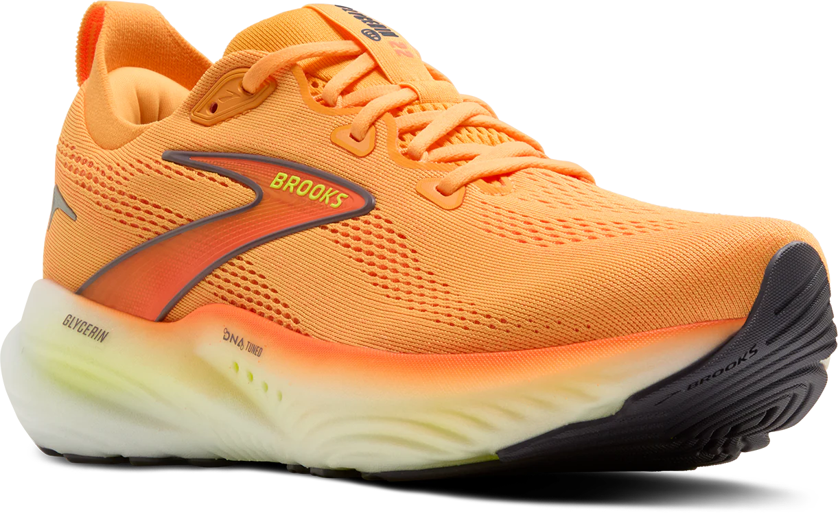 Brooks Mens Glycerin 22 - Orange/Nightlife/White - Neutral - AW25 - Image 3