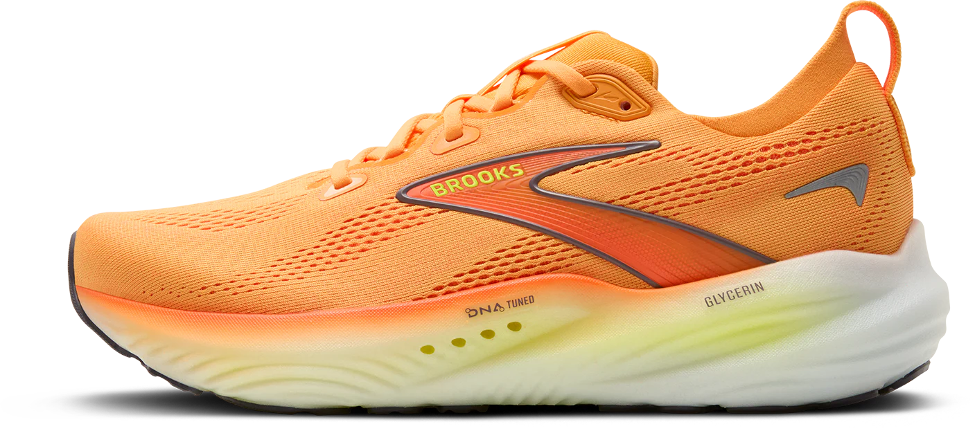 Brooks Mens Glycerin 22 - Orange/Nightlife/White - Neutral - AW25 - Image 4