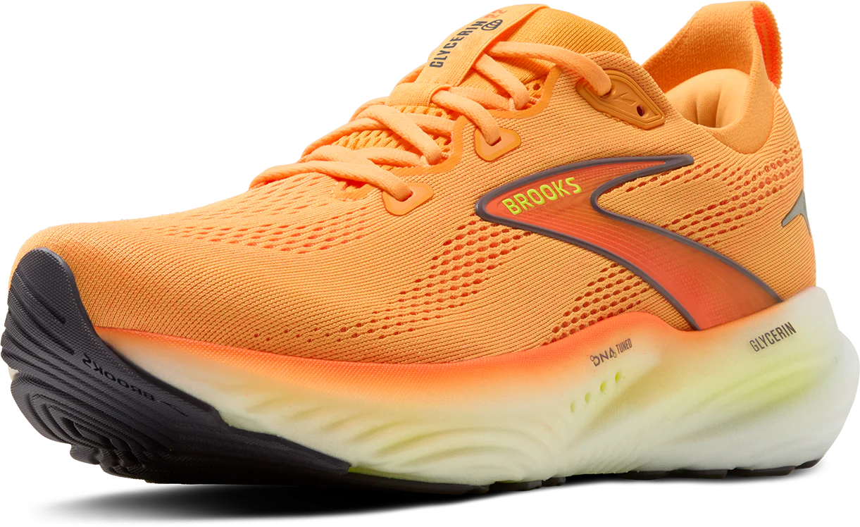Brooks Mens Glycerin 22 - Orange/Nightlife/White - Neutral - AW25 - Image 8