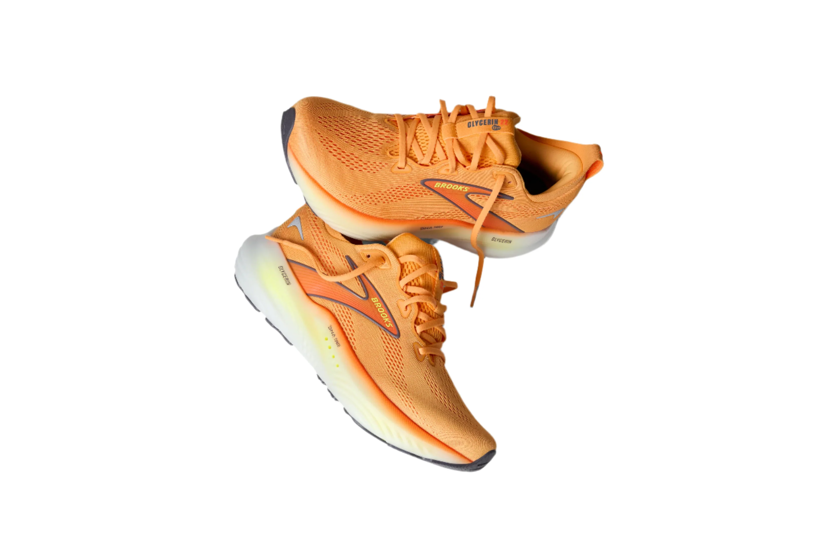 Brooks Mens Glycerin 22 - Orange/Nightlife/White - Neutral - AW25 - Image 9