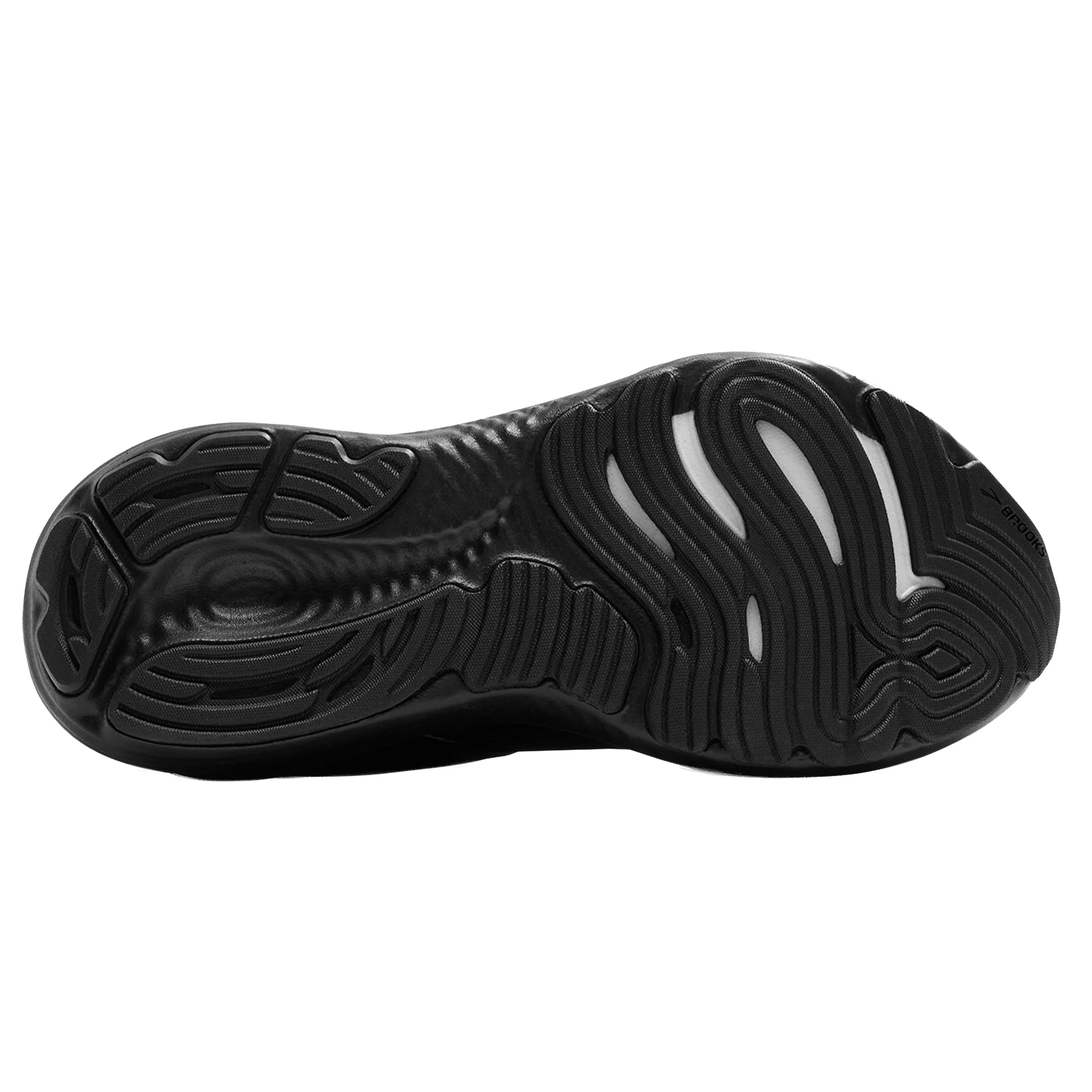 Brooks Mens Glycerin 22 Wide - 2E Width - Black/Black/Ebony - Neutral - SS25 - Image 4