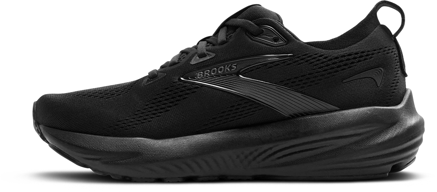 Brooks Mens Glycerin 22 Wide - 2E Width - Black/Black/Ebony - Neutral - SS25 - Image 6