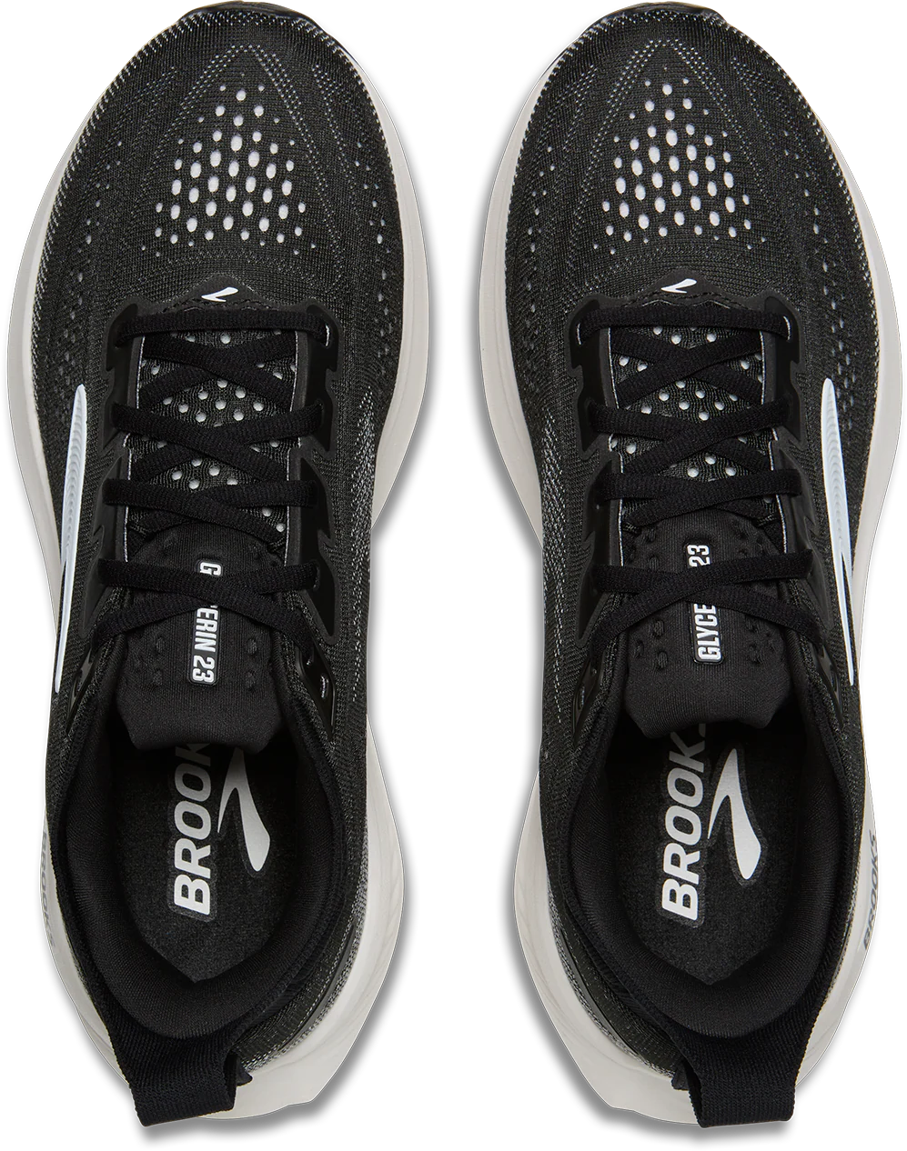 Brooks Mens Glycerin 23 Wide - 2E Width - Black/Grey/White - Neutral - SS26 - Image 4