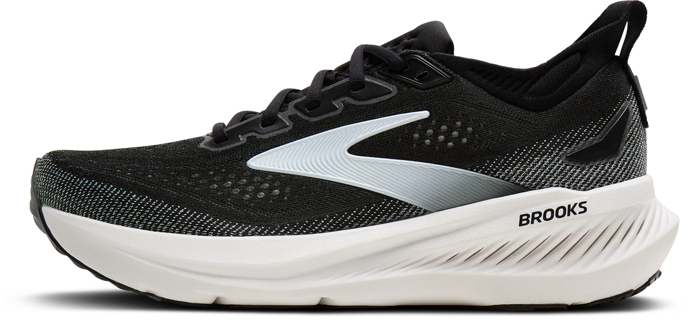 Brooks Mens Glycerin 23 Wide - 2E Width - Black/Grey/White - Neutral - SS26 - Image 7