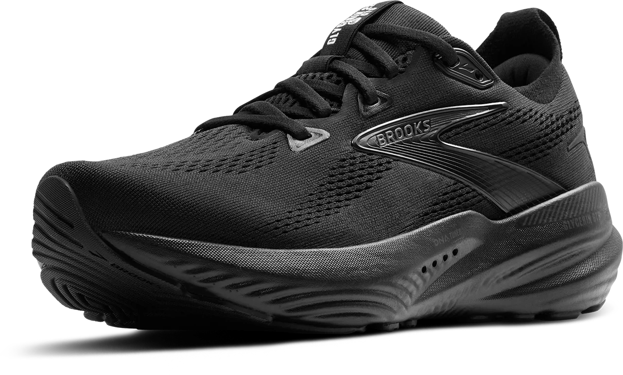 Brooks Mens Glycerin GTS 22 - Black/Black/Ebony - Stability - SS25 - Image 3
