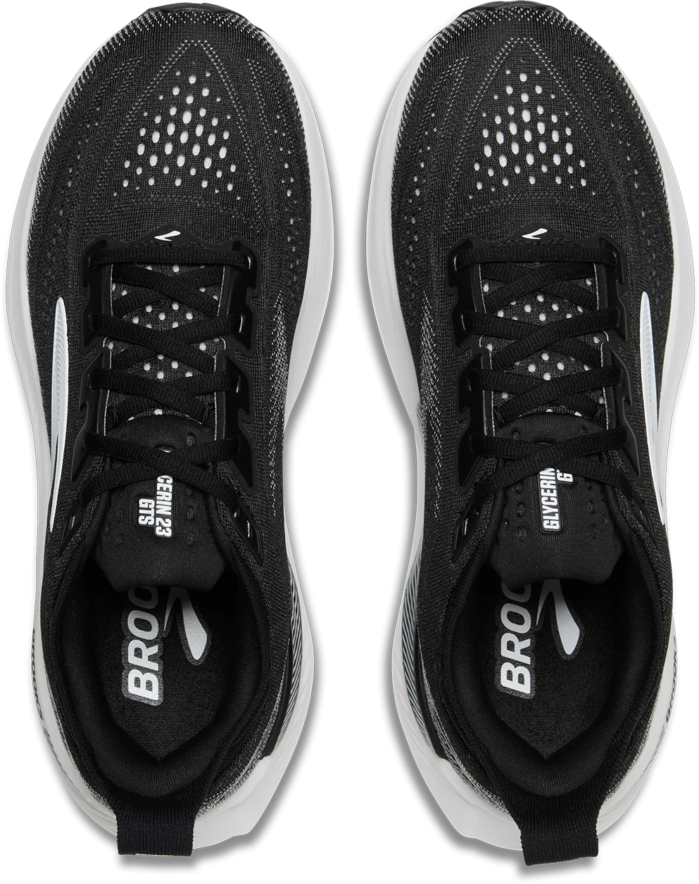 Brooks Mens Glycerin GTS 23 - Black/Grey/White - Stability - SS26 - Image 7