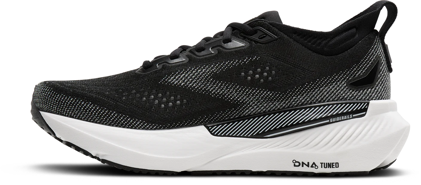 Brooks Mens Glycerin GTS 23 - Black/Grey/White - Stability - SS26 - Image 6