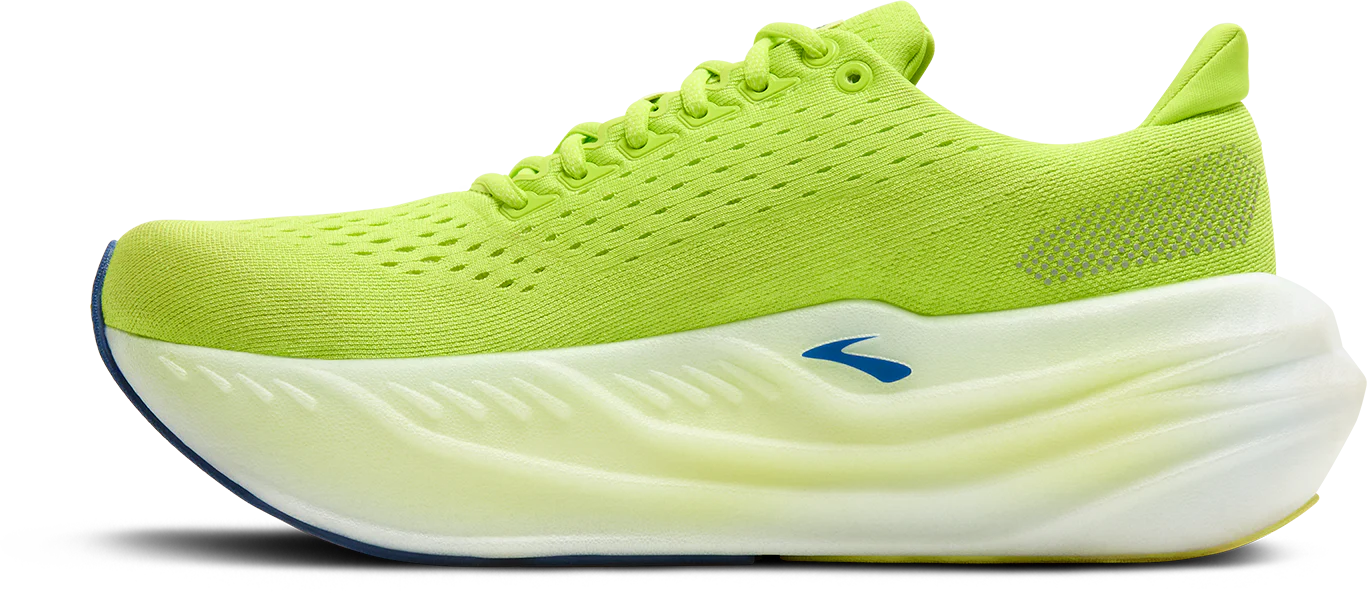 Brooks Mens Glycerin Max - Lime/Navy Peony/White- Neutral - AW25 - Image 6