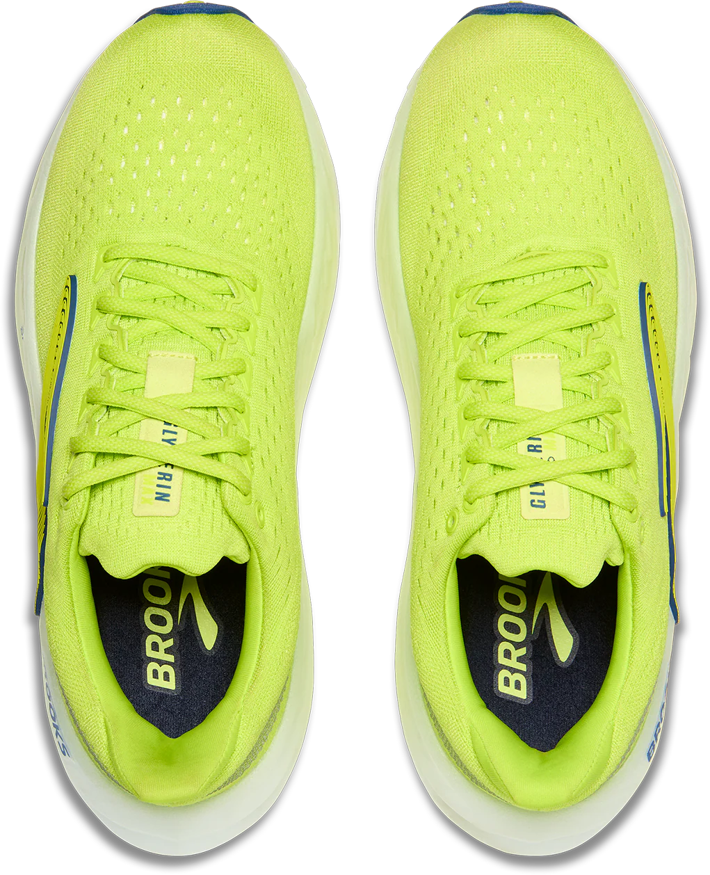 Brooks Mens Glycerin Max - Lime/Navy Peony/White- Neutral - AW25 - Image 7