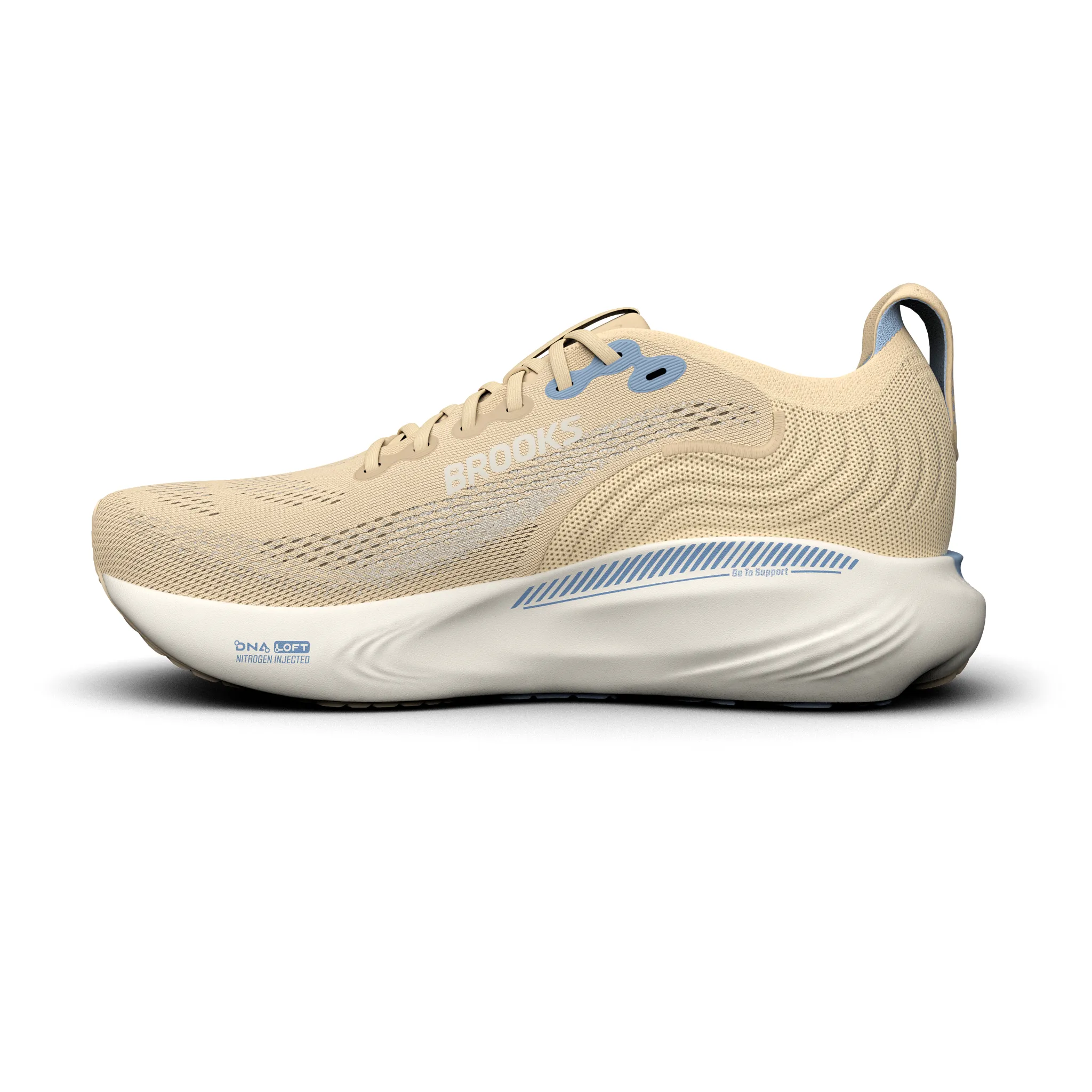 Brooks Womens Adrenaline GTS 25 - Sand/Coconut/Skyway - Stability - SS26 - Image 4