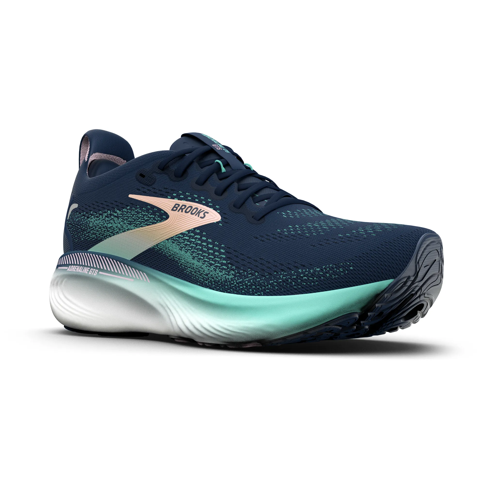 Brooks Womens Adrenaline GTS 25 - Spellbound/Yucca/Pink - Stability - SS26 - Image 4