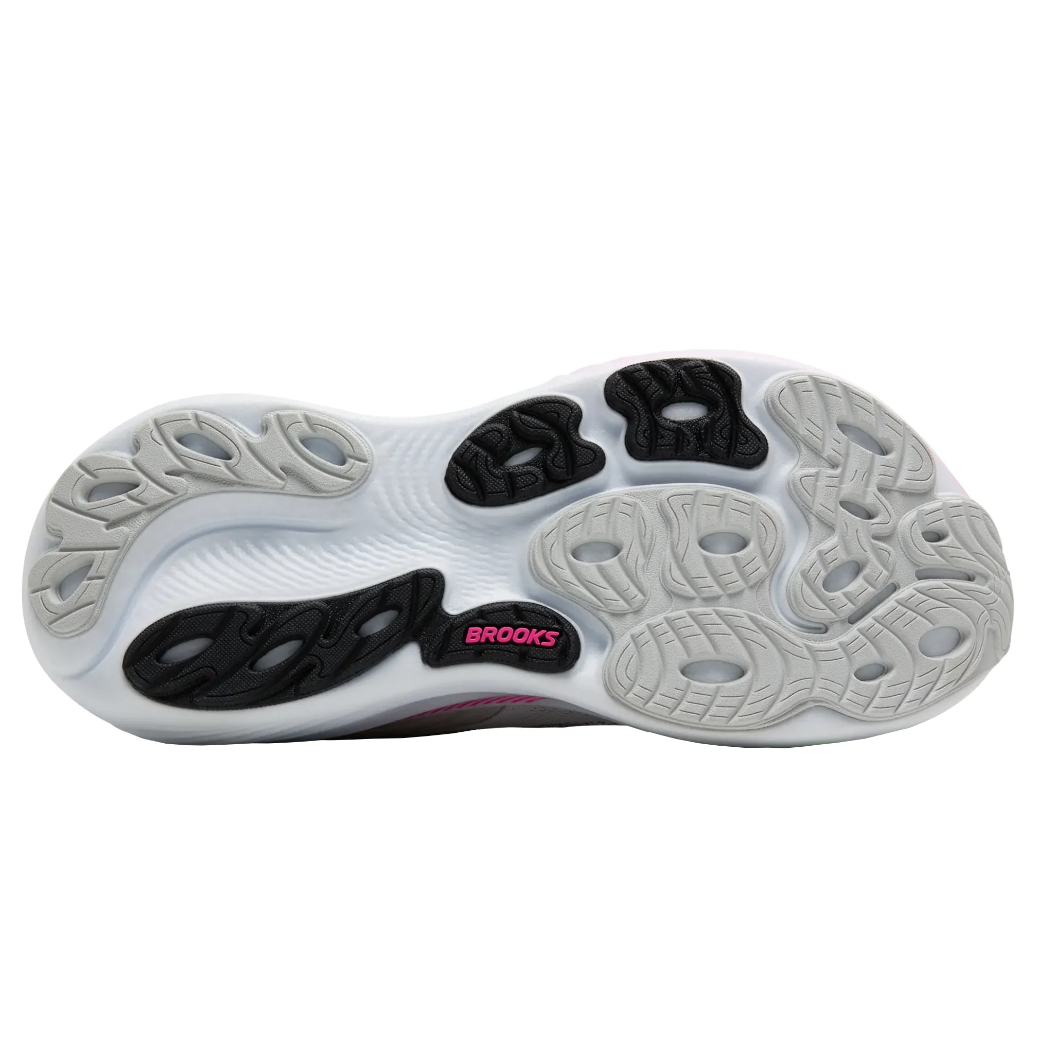 Brooks Womens Adrenaline GTS 25 - Oyster/Pink/Green - Stability - SS26 - Image 2