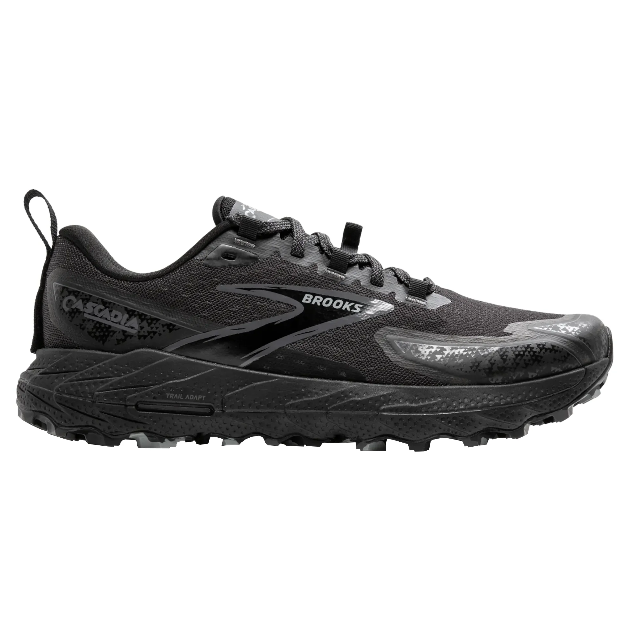 Brooks Womens Cascadia 18 - Black/Blackened Pearl/Grey - Trail - SS25