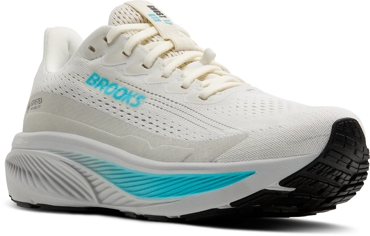 Brooks Womens Ghost 17 GTX - Coconut/Oyster/Blue - Neutral - AW25 - Image 3