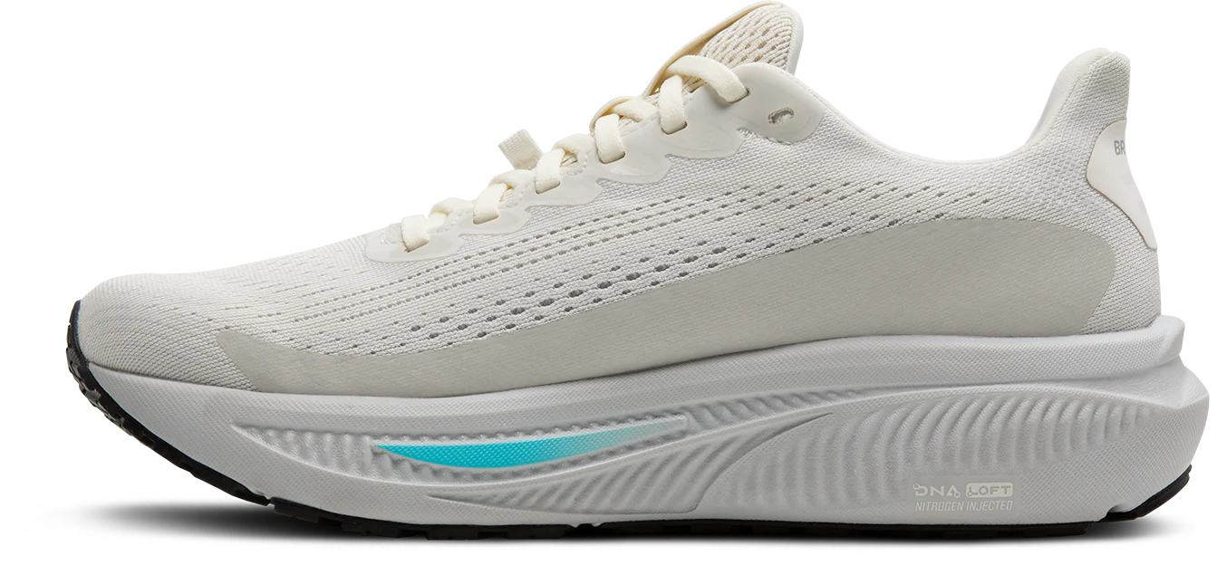 Brooks Womens Ghost 17 GTX - Coconut/Oyster/Blue - Neutral - AW25 - Image 6
