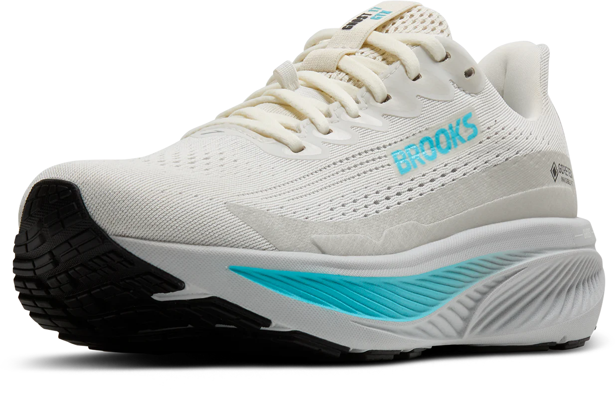 Brooks Womens Ghost 17 GTX - Coconut/Oyster/Blue - Neutral - AW25 - Image 8