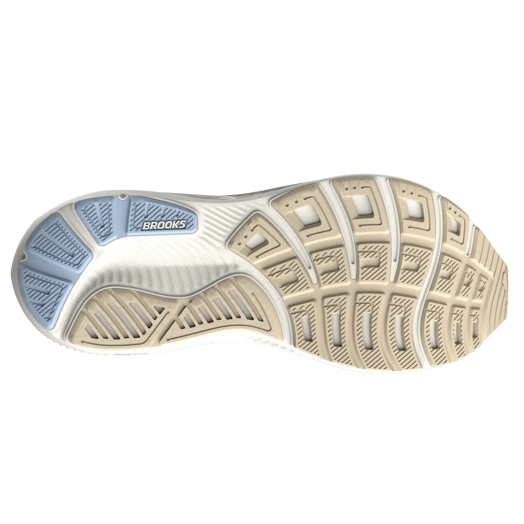 Brooks Womens Ghost 17 - Skyway/Coconut/Sand - Neutral - SS26 - Image 2