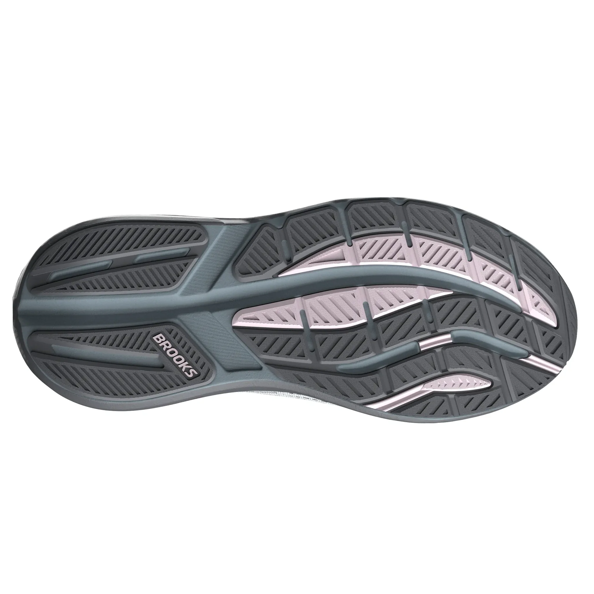 Brooks Womens Ghost Max 3 - Harbor Mist/Poppy Seed/Pink - Neutral - SS26 - Image 2