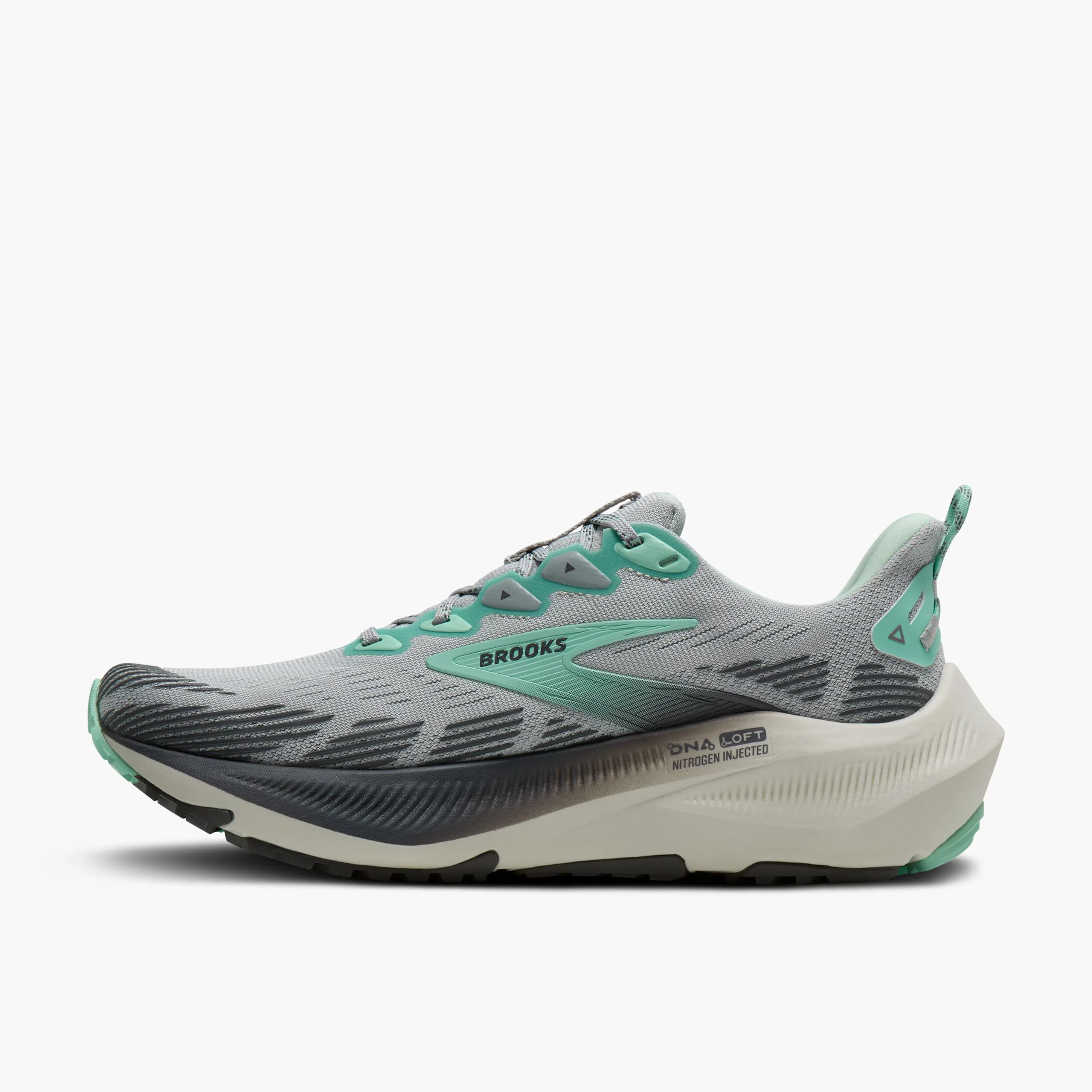 Brooks Womens Ghost Trail - Harbor Mist/Poppy/Yucca - Trail - SS26 - Image 4