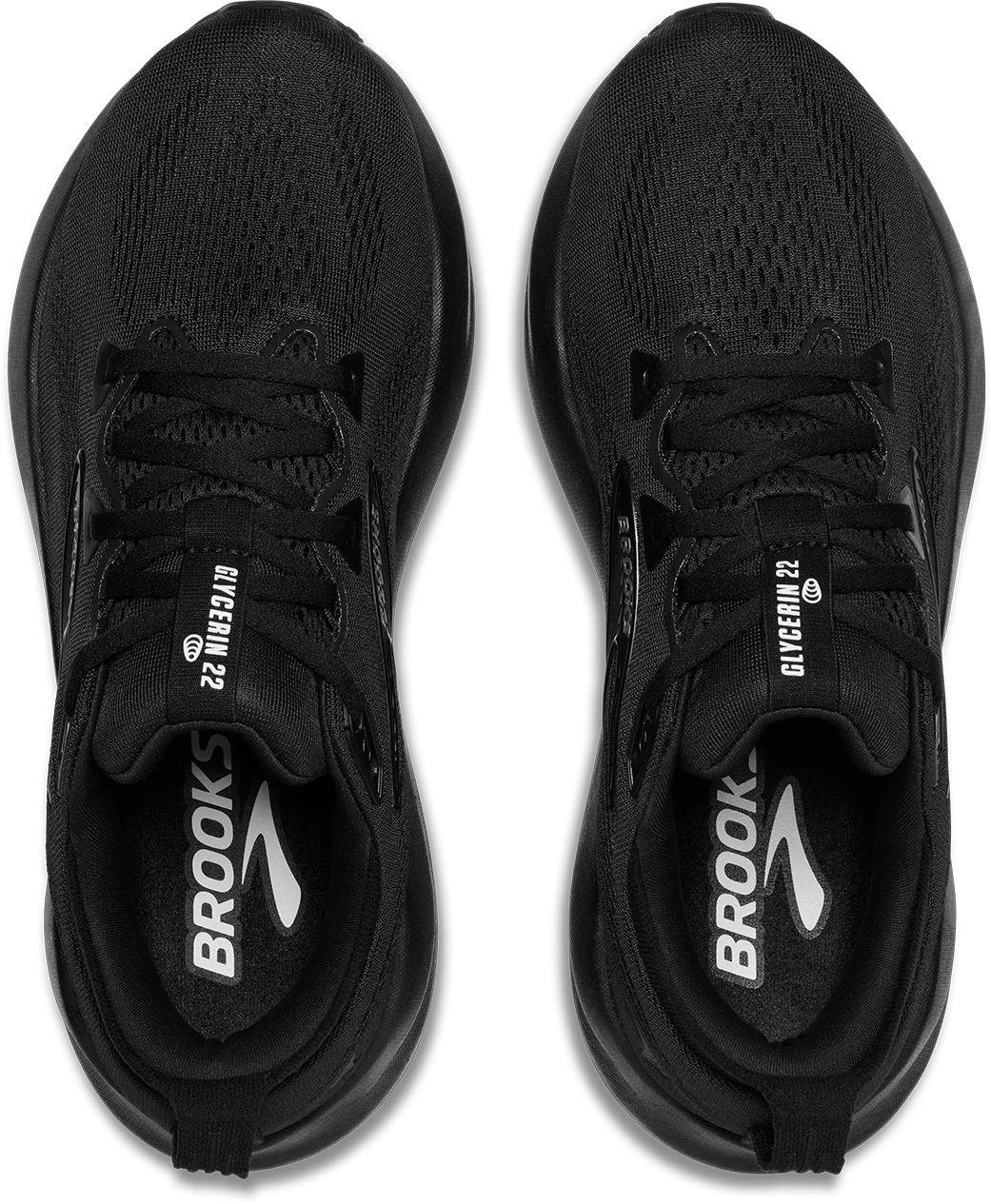 Brooks Womens Glycerin 22 - Black/Black/Ebony - Neutral - SS25 - Image 7